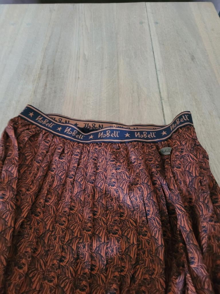 Bruine plisse rok, Ophalen of Verzenden, Zo goed als nieuw, Meisje, Jurk of Rok