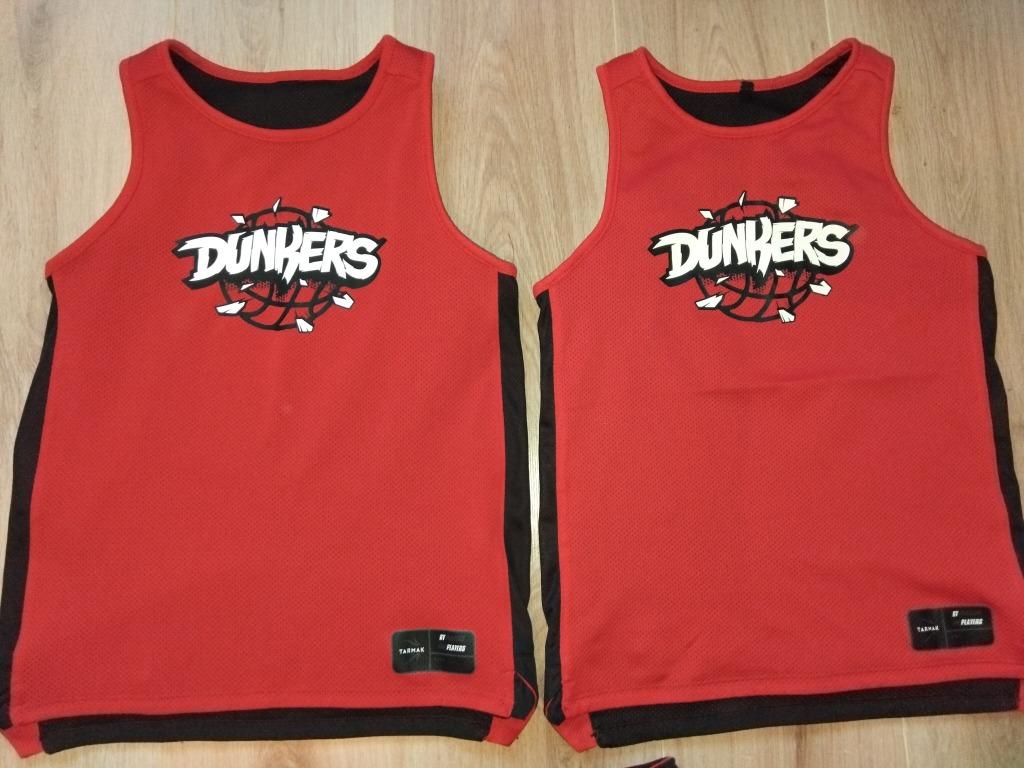 2 baskettruitjes en 1 basketbroekje, Ophalen, Gebruikt, Jongen of Meisje, Sport- of Zwemkleding