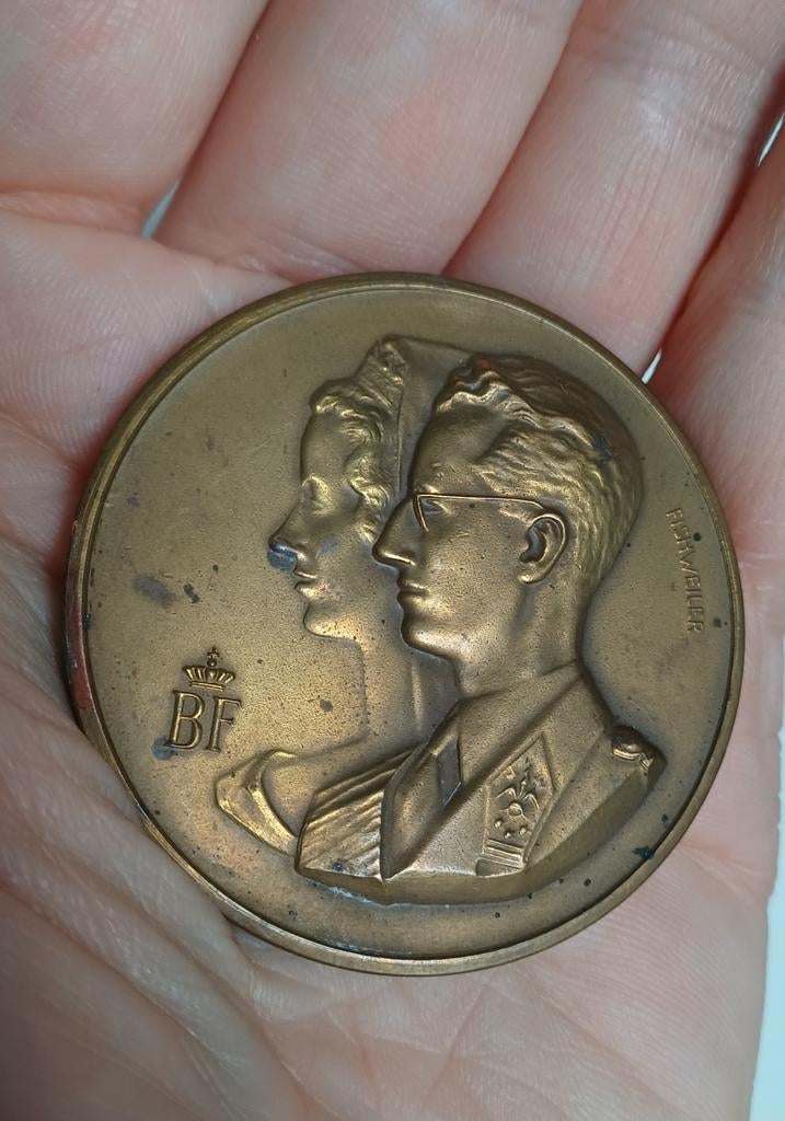 Penning koningshuis 1889, Ophalen of Verzenden, Brons