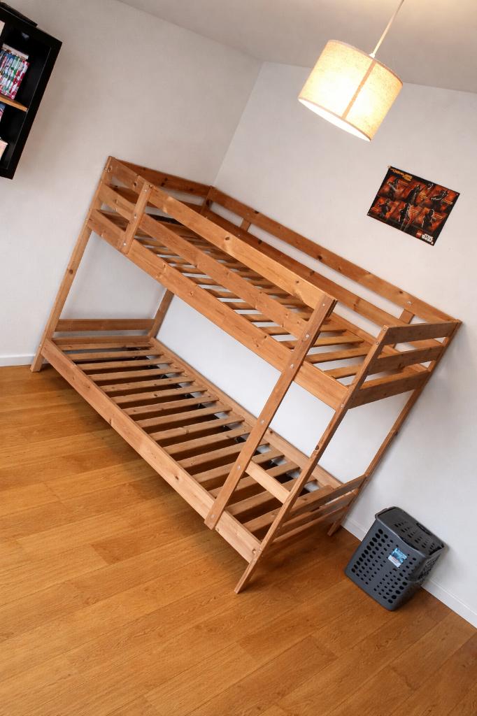 Lits Superposés en bois, Enfants & Bébés, Chambre d'enfant | Lits superposés & Lits mezzanines, Utilisé, Lits superposés, Enlèvement