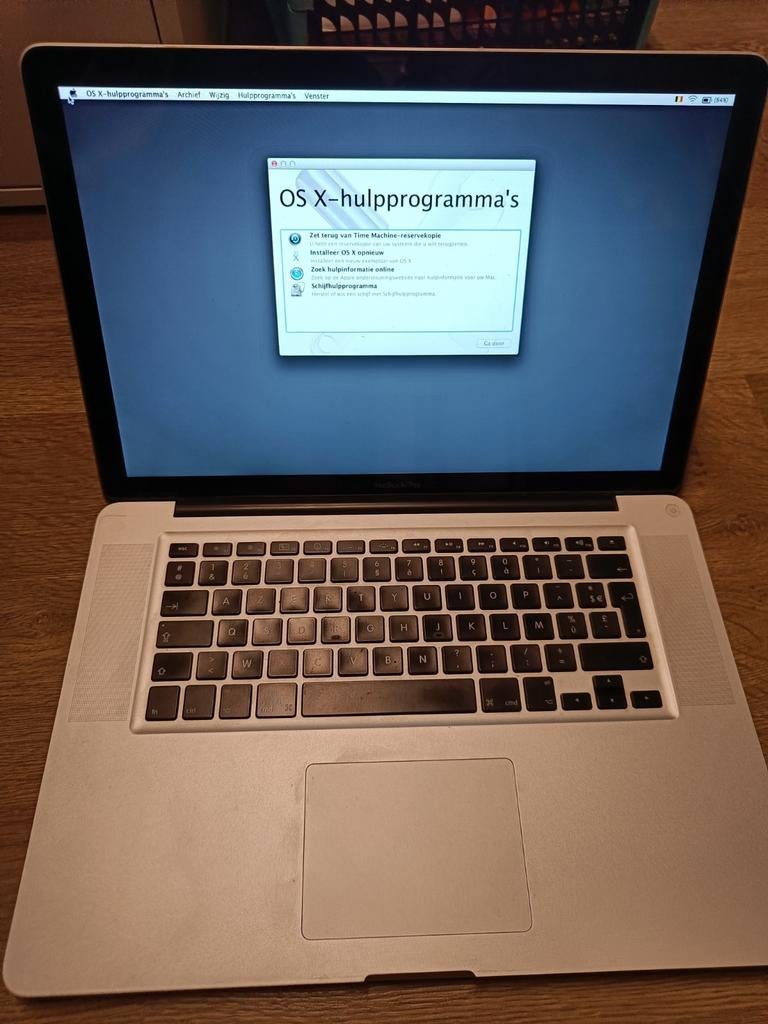 Apple MacBook Pro 15" (late 2008/early 2009) unibody, Ophalen, MacBook