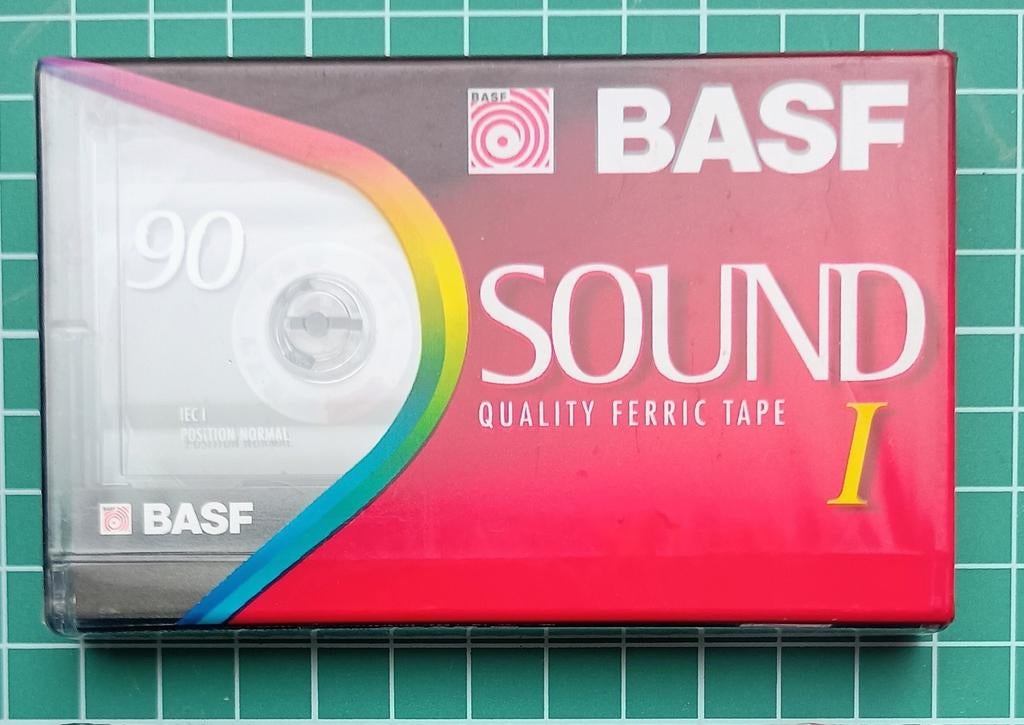 Cassette audio vierge SEALED BASF 90' 5€/pièce, Enlèvement, Neuf, dans son emballage
