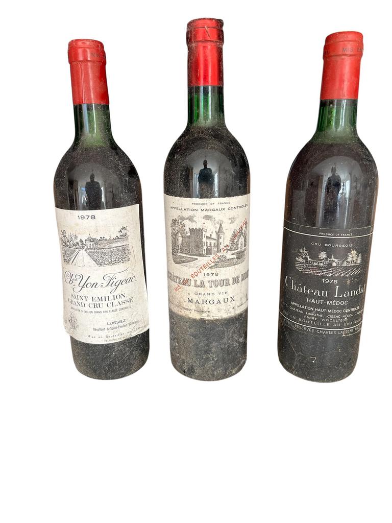 Margaux/Haut-Medoc/Saint-Emilion 1978, Verzamelen, Ophalen, Frankrijk, Zo goed als nieuw, Rode wijn