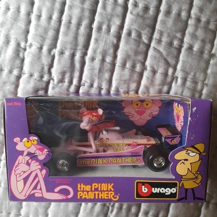 VOITURE DE COURSE PINK PANTHER F.1 *1/24*BURAGO*NEUVE*, Enlèvement, Neuf, Voiture, Burago
