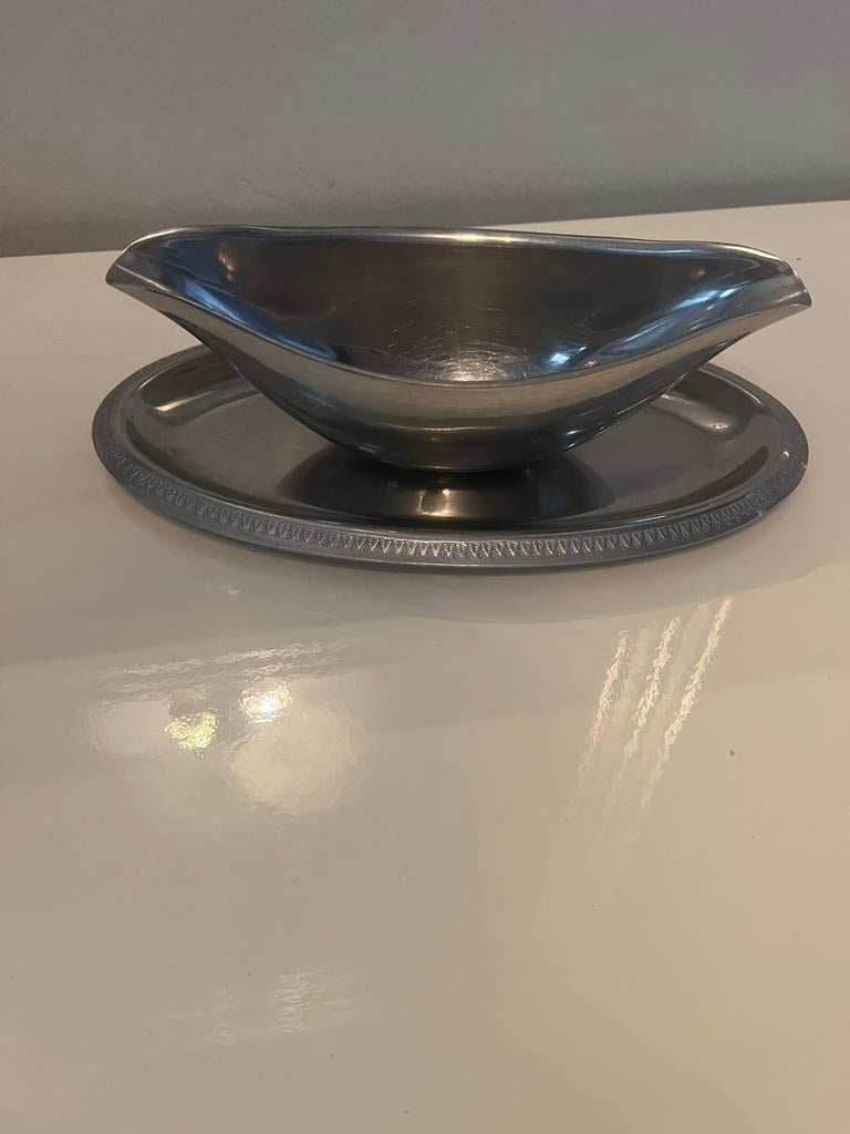 Saucière en inox, 1980, Ophalen of Verzenden, Zo goed als nieuw