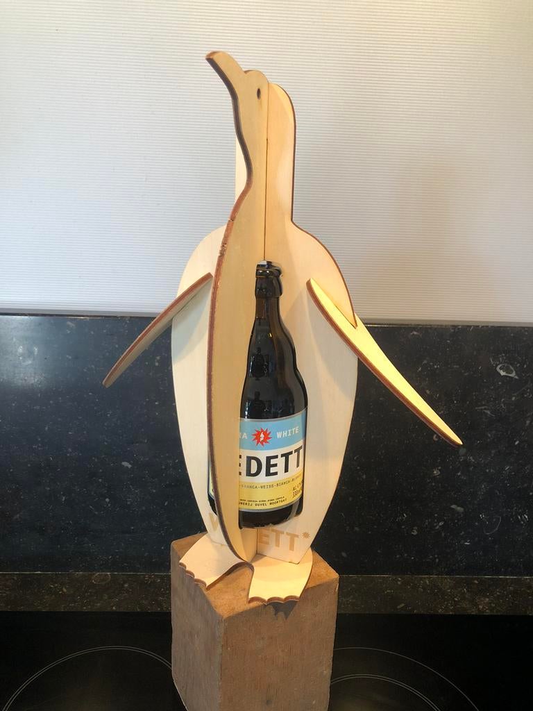 VEDETT pinguin display, Ophalen of Verzenden, Gebruikt, Overige typen, Duvel