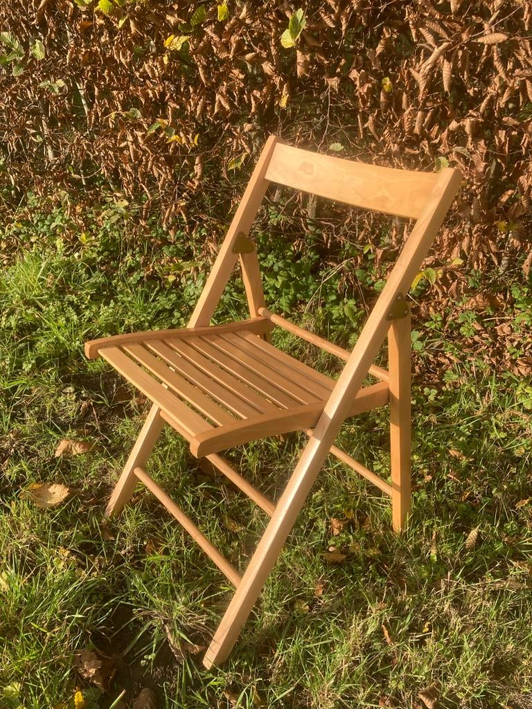 houten klapstoelen te huur wedding chair, Ophalen, Gebruikt
