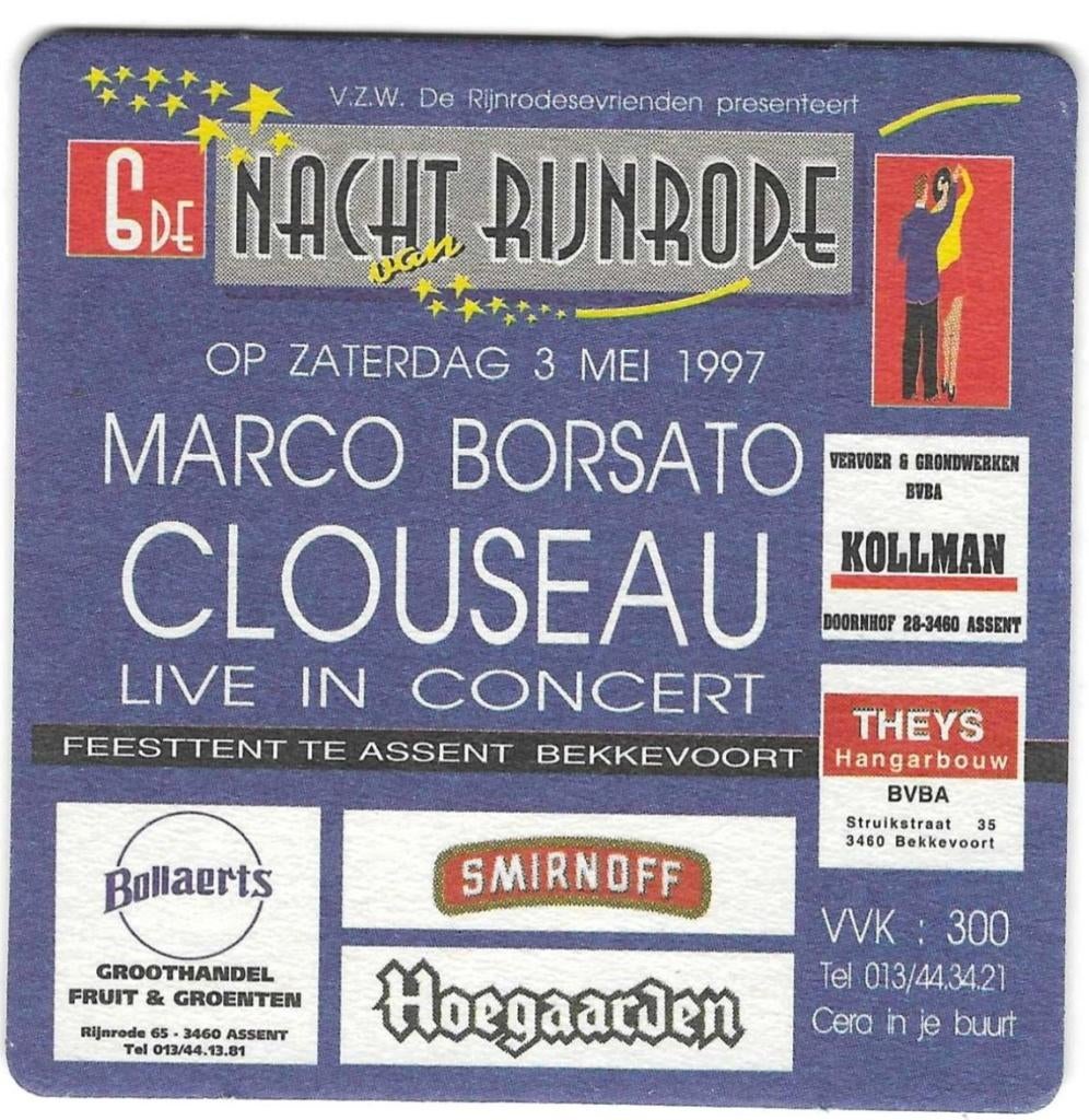 bierviltje 1st Hoegaarrden Clouseau Marco Bosato, Verzamelen, Verzenden