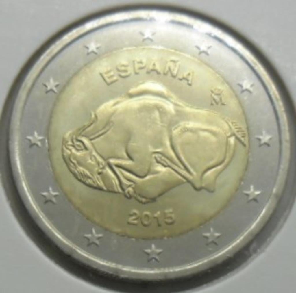 2 euro commémorative 2015 Espagne "Altamira". UNC !, Timbres & Monnaies, Monnaies | Europe | Monnaies euro, Monnaie en vrac, 2 euros