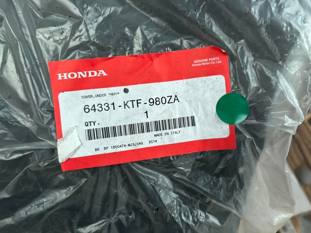Afdekking onderaan Honda SH 125 09-, Motoren, Ophalen of Verzenden, Nieuw