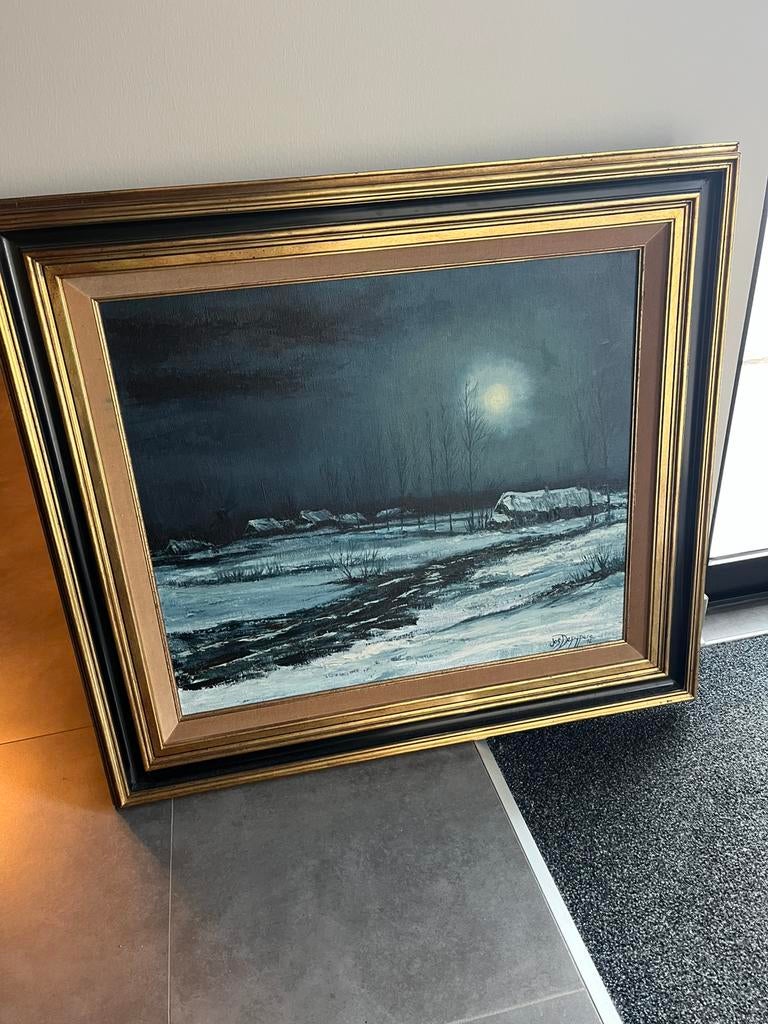 Winterlandschap blauw van Jos De Pypere 76, Enlèvement