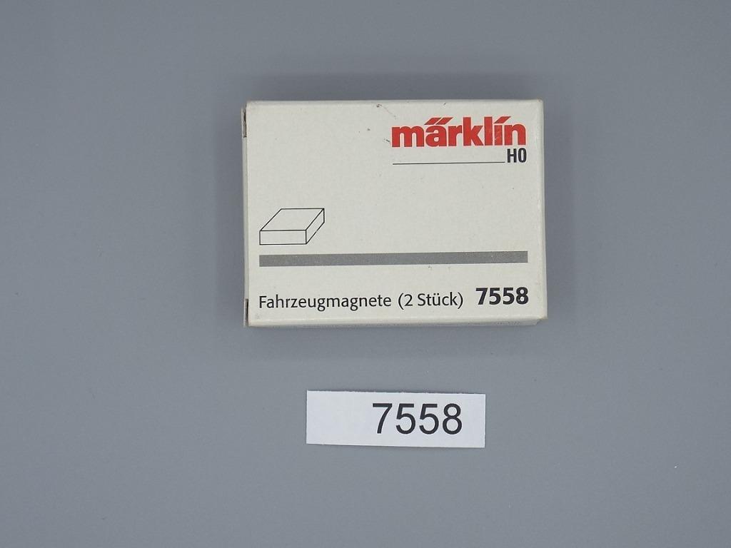 7558 MARKLIN HO - 2 X AIMANTS POUR VOITURE (A2500614), Neuf, Jg01618@telenet.be, Analogique, Enlèvement ou Envoi