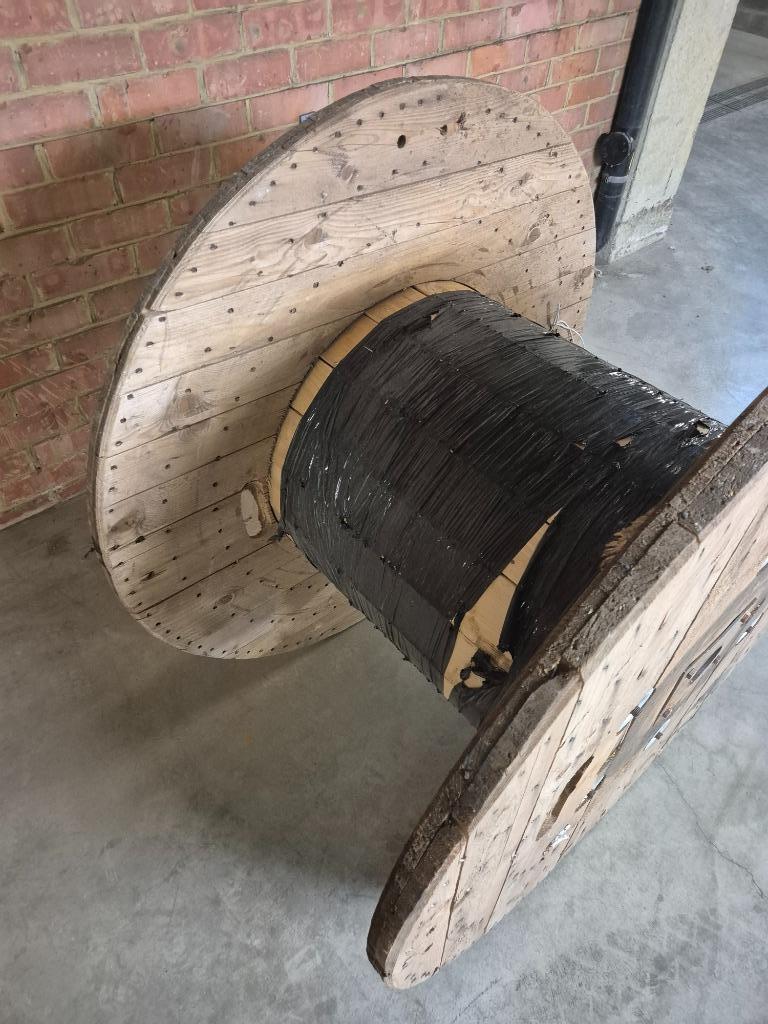 touret, Enlèvement, Utilisé, Rond, Bois
