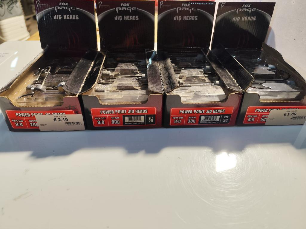Fox rage jig heads, Ophalen, Nieuw