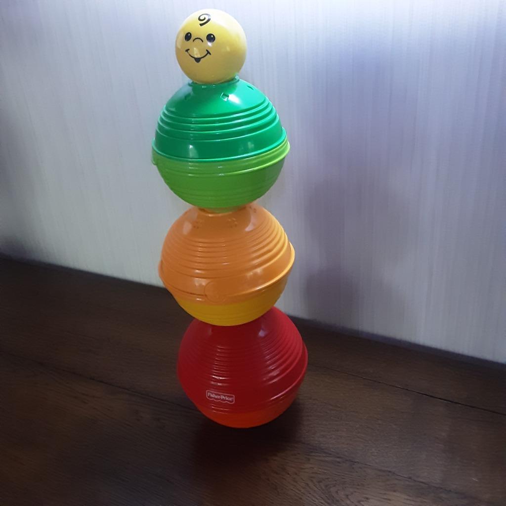 Fisher Price stapeltoren, Kinderen en Baby's, Speelgoed | Fisher-Price, Ophalen of Verzenden, Zo goed als nieuw, Speelset