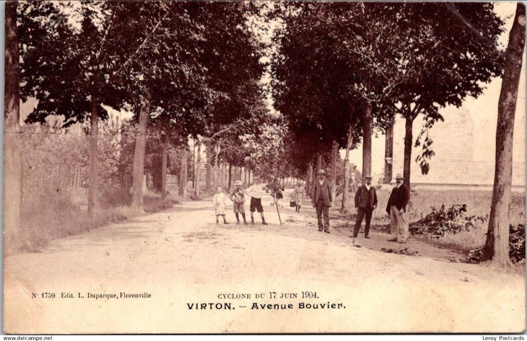 Avenue Bouvier, Virton 1904, Verzenden, Voor 1920, Gelopen, Luxemburg