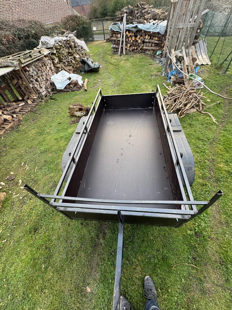 Remorque double essieux à vendre -750kg, Autos : Divers, Enlèvement, Comme neuf