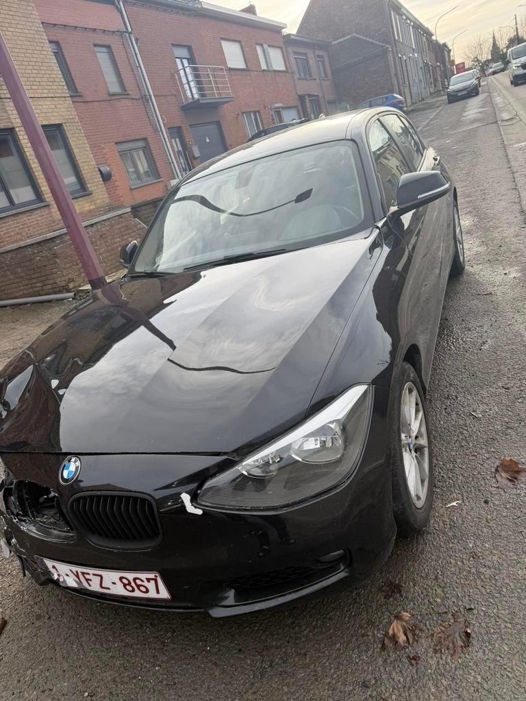 BMW Serie 1 116d - 2013 accidentée, Cuir, Euro 5, Achat, Boîte manuelle