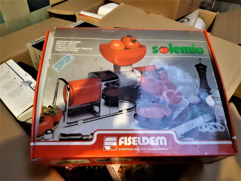 fiseldem , Elektrische Tomaten , vlees ,fruit groenten pers., Ophalen, Gebruikt