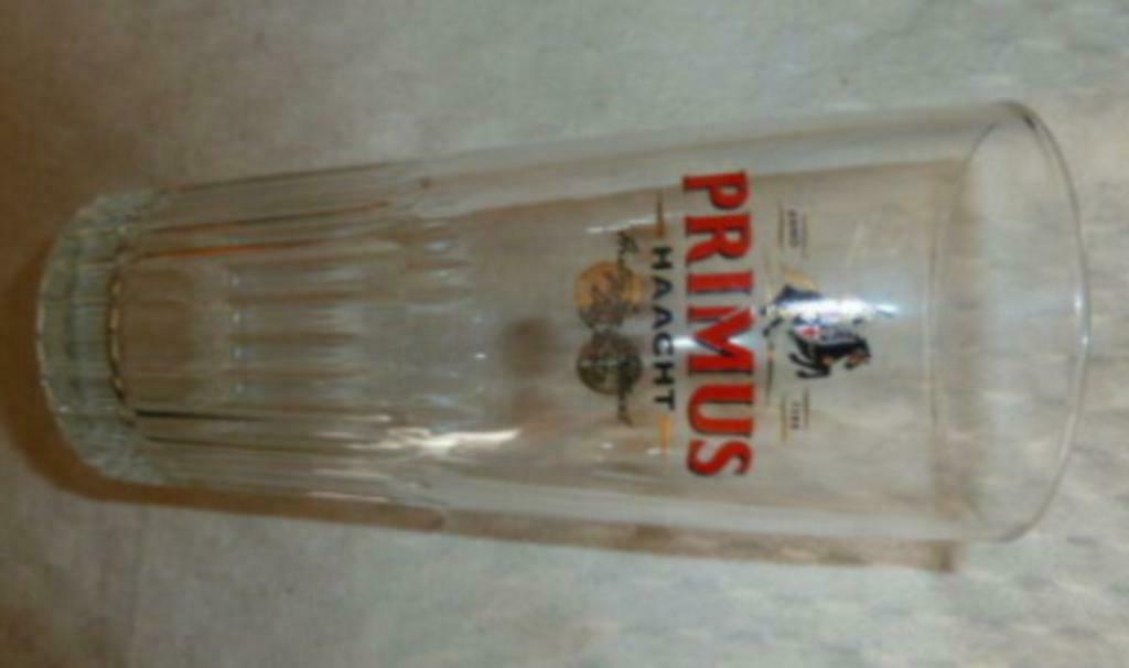 #A bier glas PRIMUS HAACHT 0,25L M11 ribbelglas, Ophalen of Verzenden, Nieuw, Bierglas