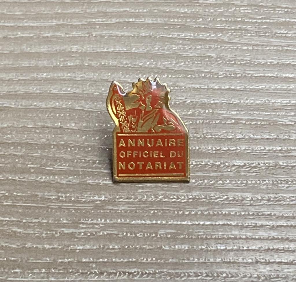 PIN - ANNUAIRE OFFICIEL DU NOTARIAT, Verzenden, Gebruikt, Overige onderwerpen, Speldje of Pin