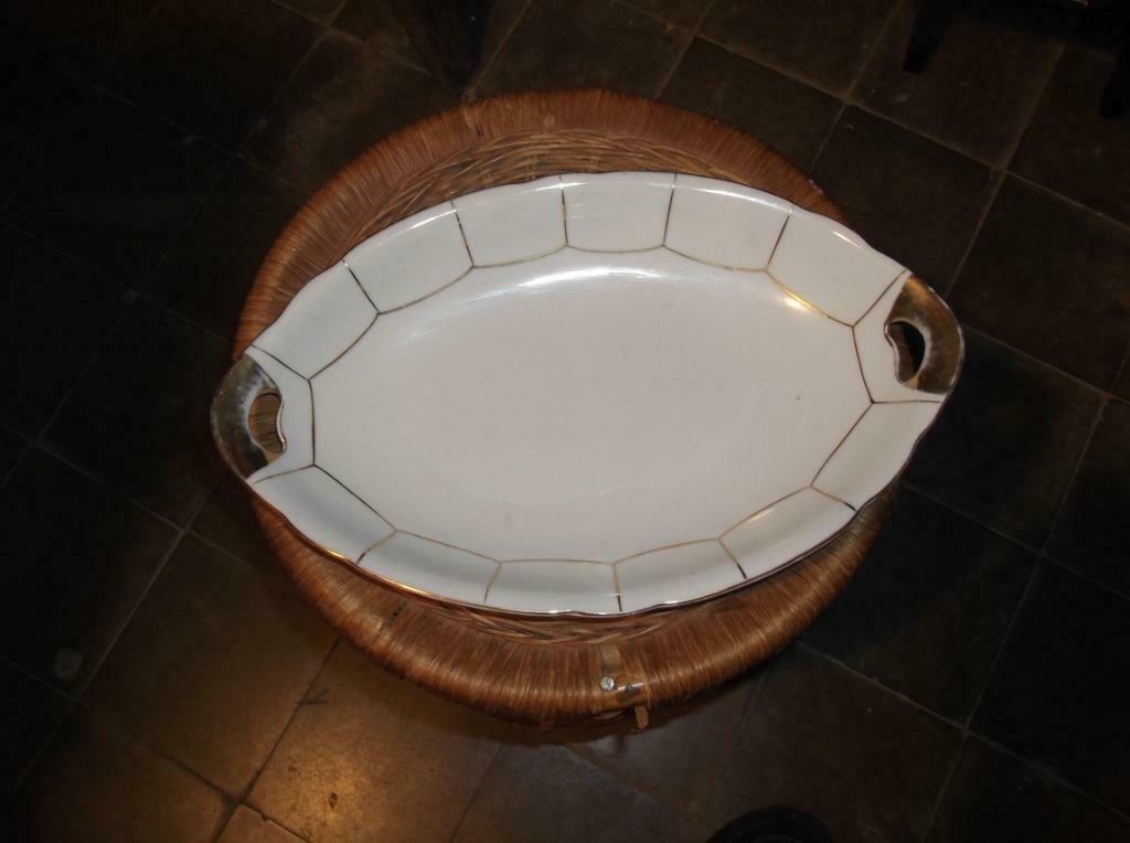 PLateau disign en porcelaine, Antiek en Kunst, Ophalen of Verzenden