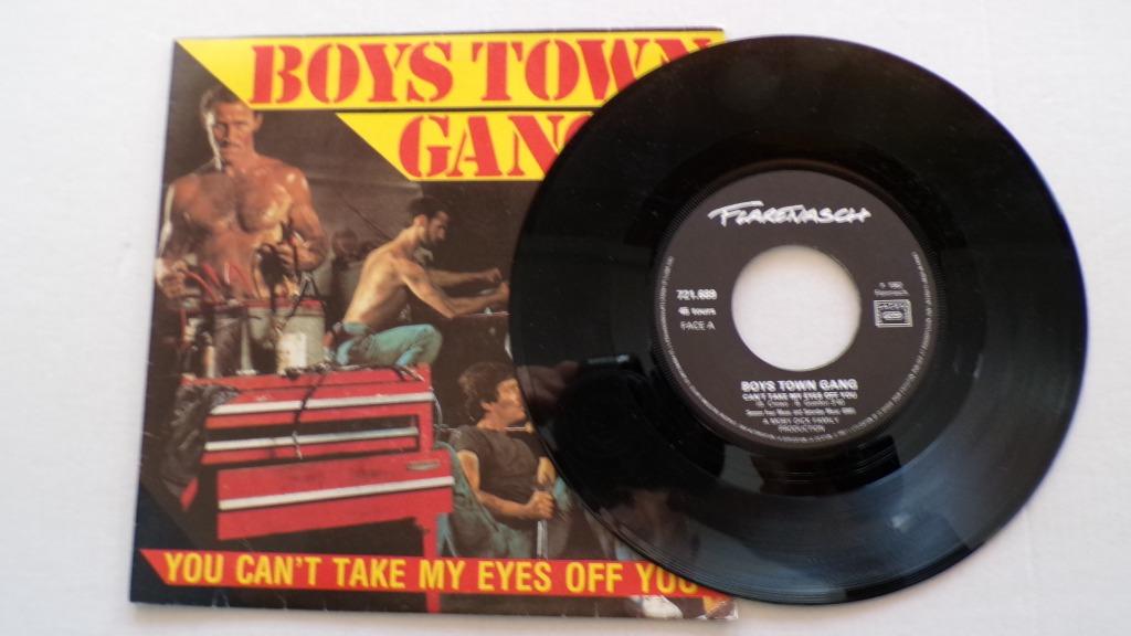 BOYS TOWN GANG - You can't take my eyes off you (45t), Ophalen of Verzenden, Zo goed als nieuw, Pop