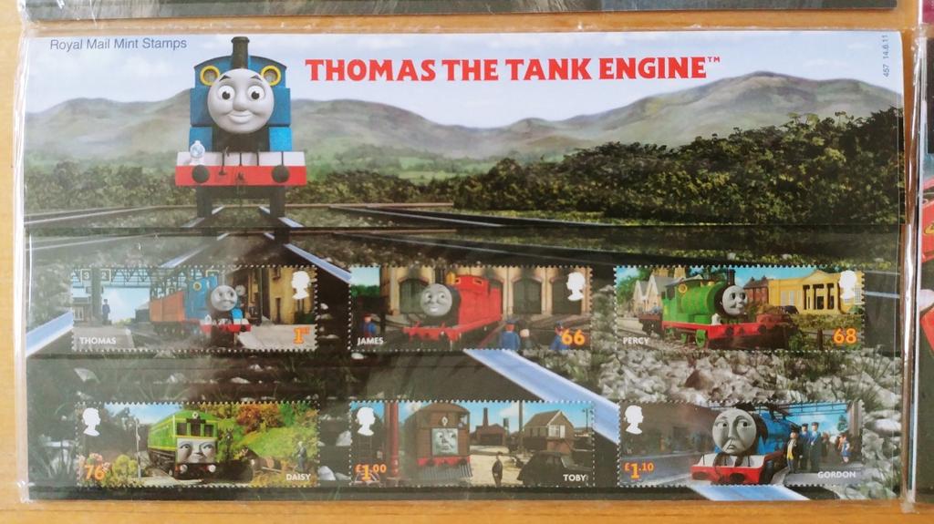 Timbre Thomas le petit train Royaume-Uni Presentation pack, Enlèvement ou Envoi