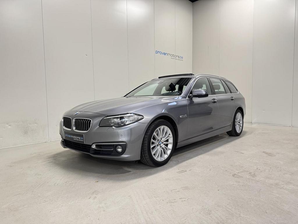 BMW 525 d Touring Autom. - Pano - GPS - Topstaat!, Auto's, BMW, 4 cilinders, 0 kg, 5 deurs, Particulier