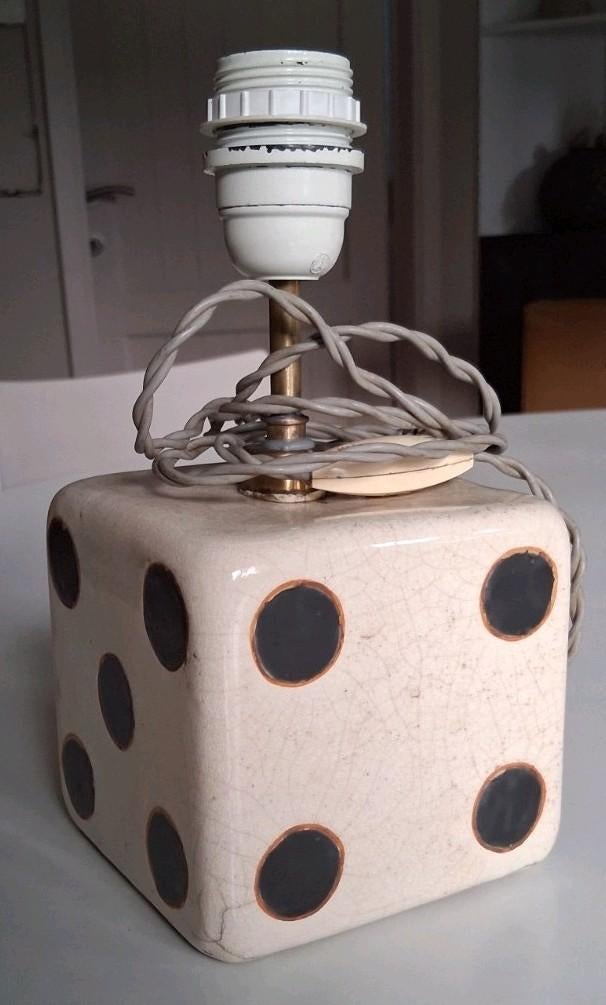 Keramische Dobbelsteen lamp, Ophalen