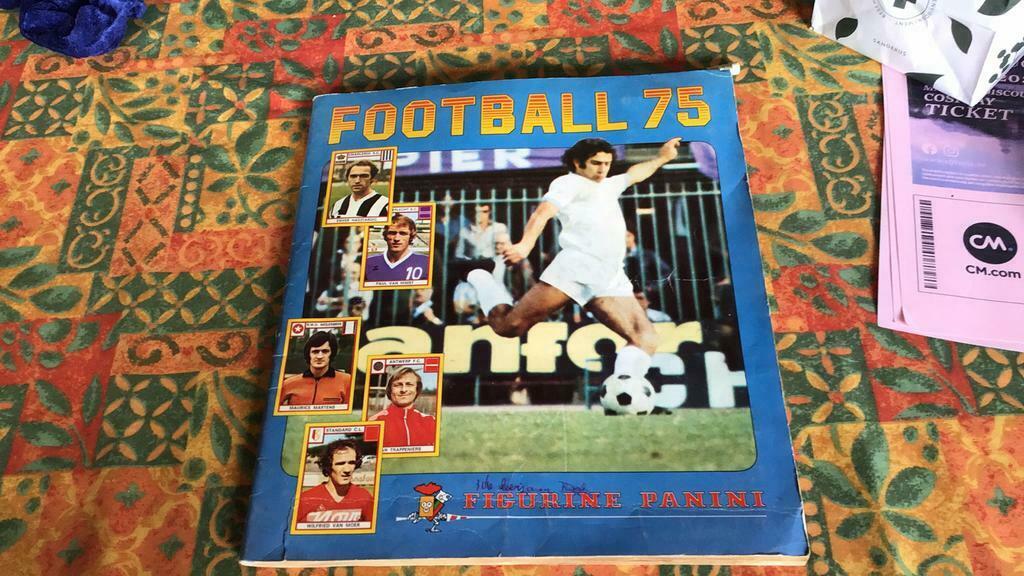 Ballon de football Panini 75 (w3), Enlèvement ou Envoi, Utilisé, Panini, Album d'images