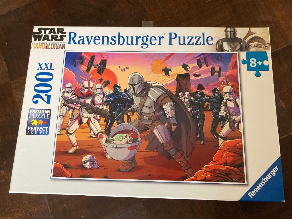 Puzzel star wars Ravensburger 200 stuks XXL (volledig), Enlèvement, Comme neuf