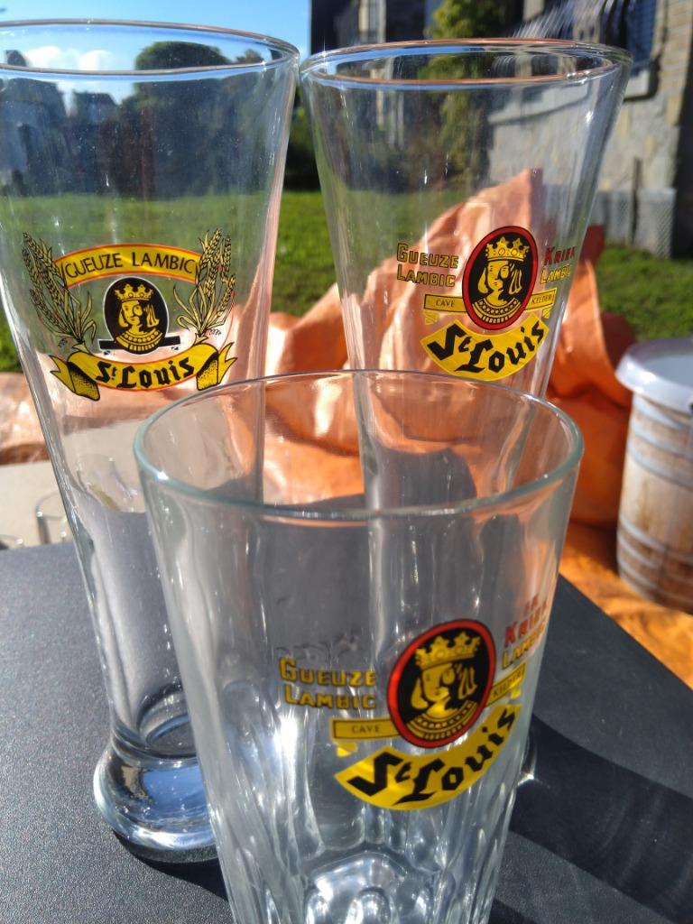 St Louis Gueuze Lambic kriek, Verzamelen, Biermerken, Ophalen of Verzenden, Nieuw, Glas of Glazen