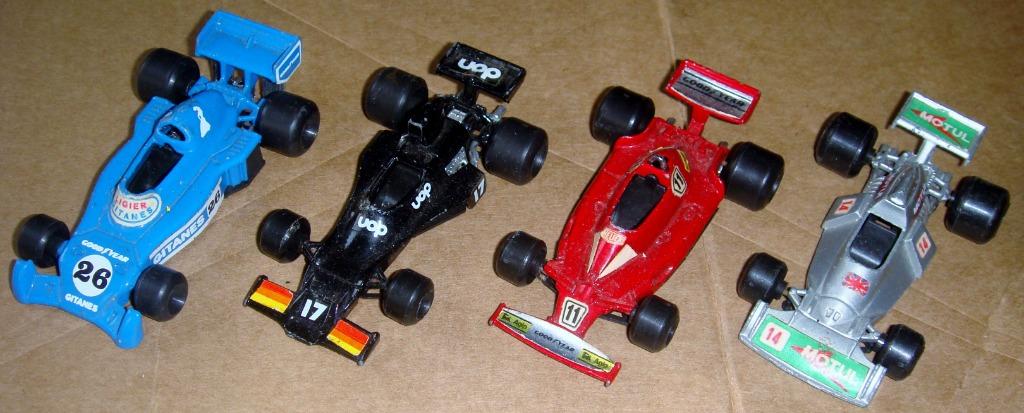 Formule 1 Polistil : RJ6, RJ7, RJ55 ou RJ59, de 1976-77, Enlèvement ou Envoi, Utilisé, 1:5 à 1:8, Voiture