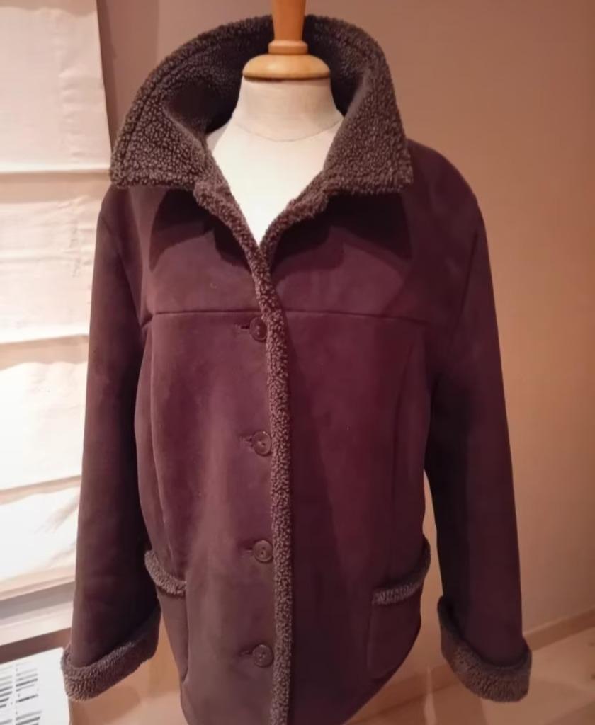 Winterjas van Mayerline, maat 48, Kleding | Dames, Mayerline, Bruin, Maat 46/48 (XL) of groter, Ophalen of Verzenden