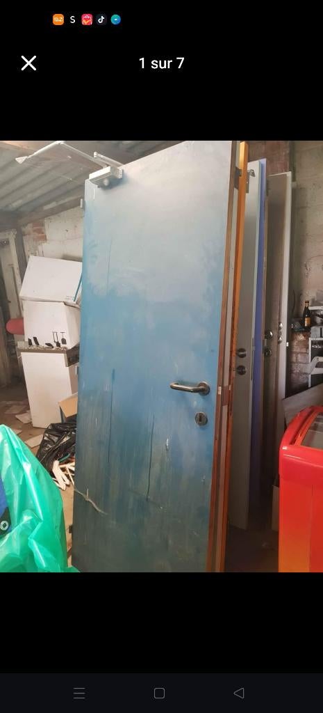 Porte coupe feu RF 30, Bricolage & Construction, Enlèvement, Utilisé