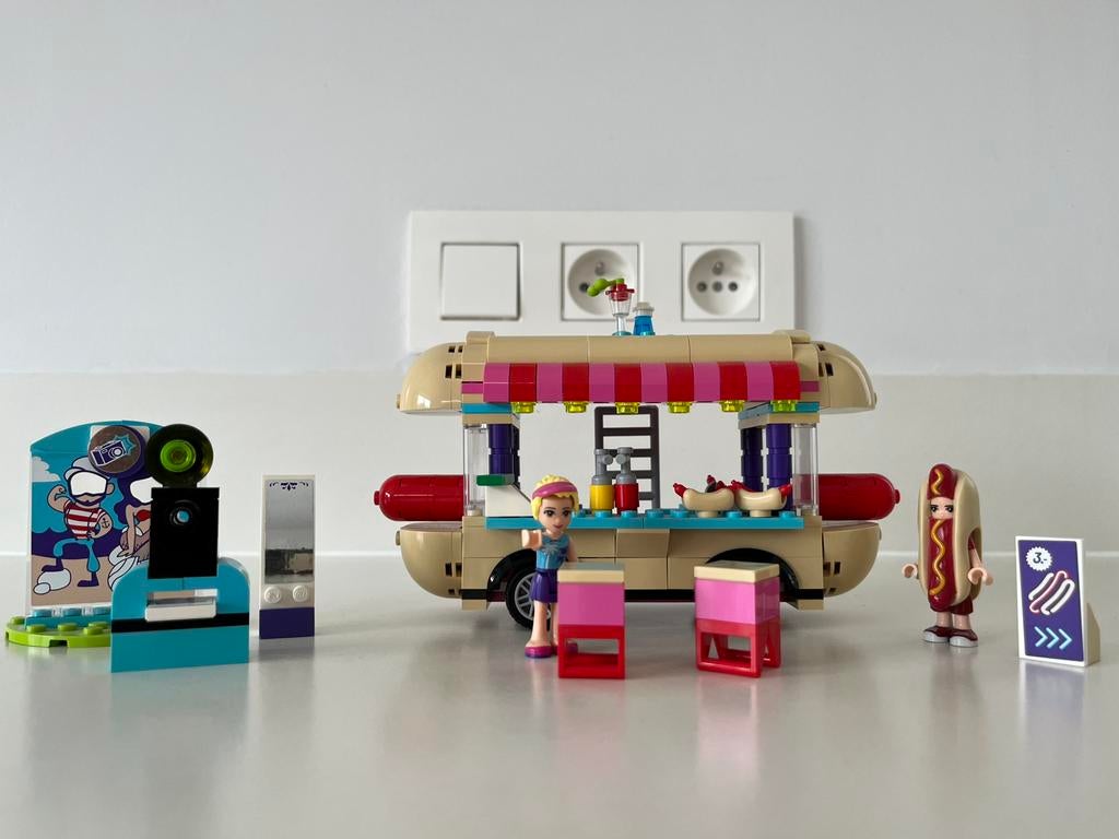 Lego Friends Pretpark Hotdogwagen 41129, Kinderen en Baby's, Speelgoed | Duplo en Lego, Zo goed als nieuw, Lego, Ophalen