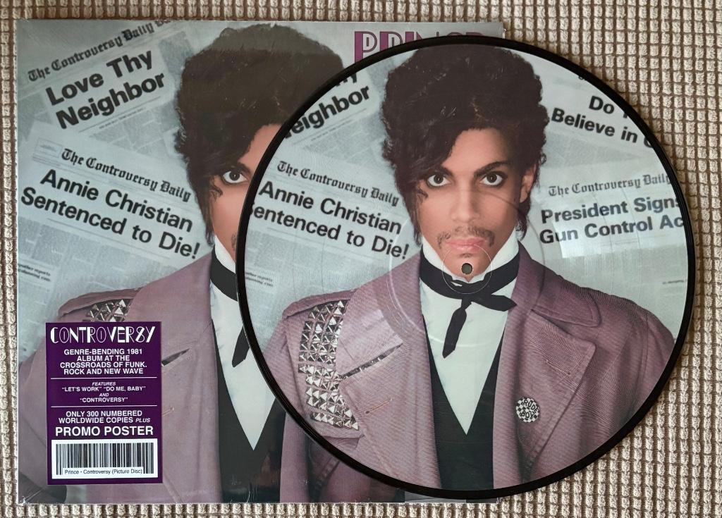 Prince LP - Picture Disc + Promo Poster - Controversy - L4OA, Cd's en Dvd's, Vinyl | Pop, Nieuw in verpakking, Verzenden
