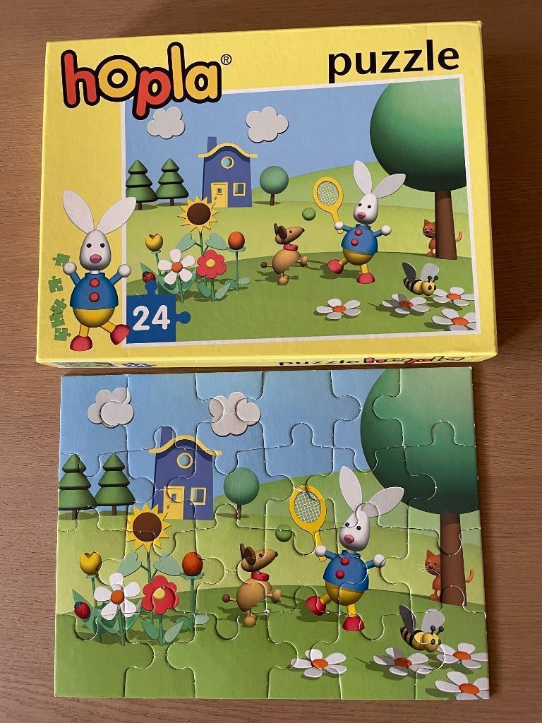 Hopla puzzel 24 stukjes, Ophalen of Verzenden, 10 tot 50 stukjes, Gebruikt, 2 tot 4 jaar