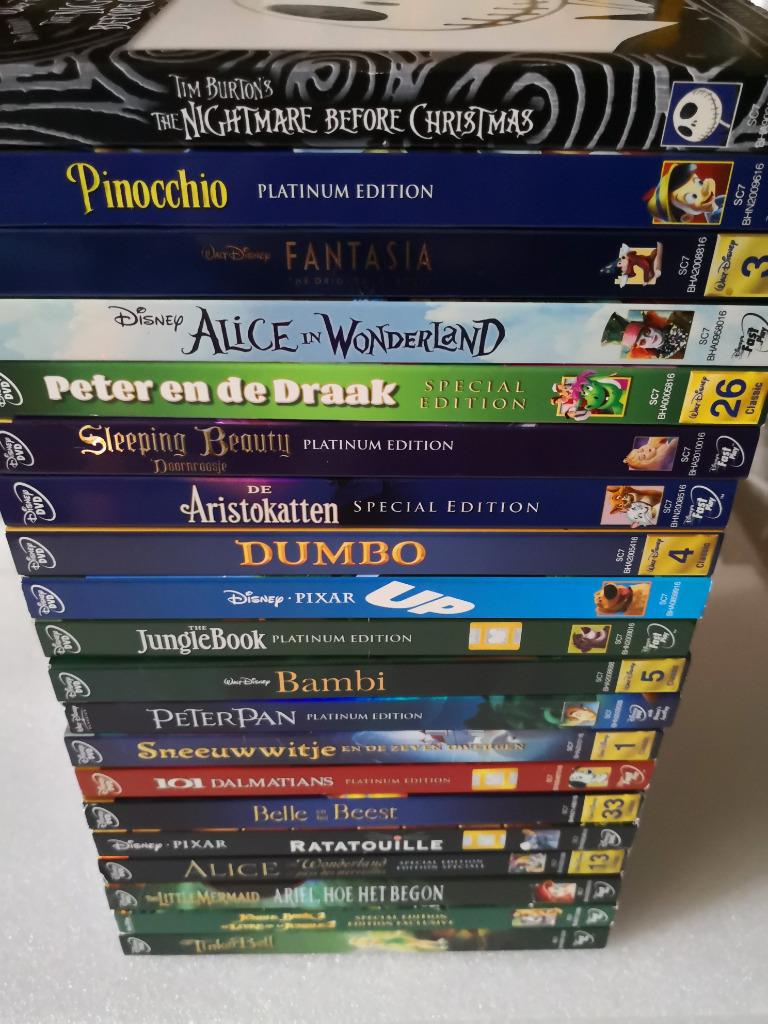 Disney dvd's met slipcovers uit te kiezen, Ophalen of Verzenden
