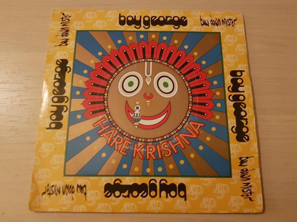 Disque vinyl 45 tours Boy George Bow Down Mister, Ophalen of Verzenden, Zo goed als nieuw