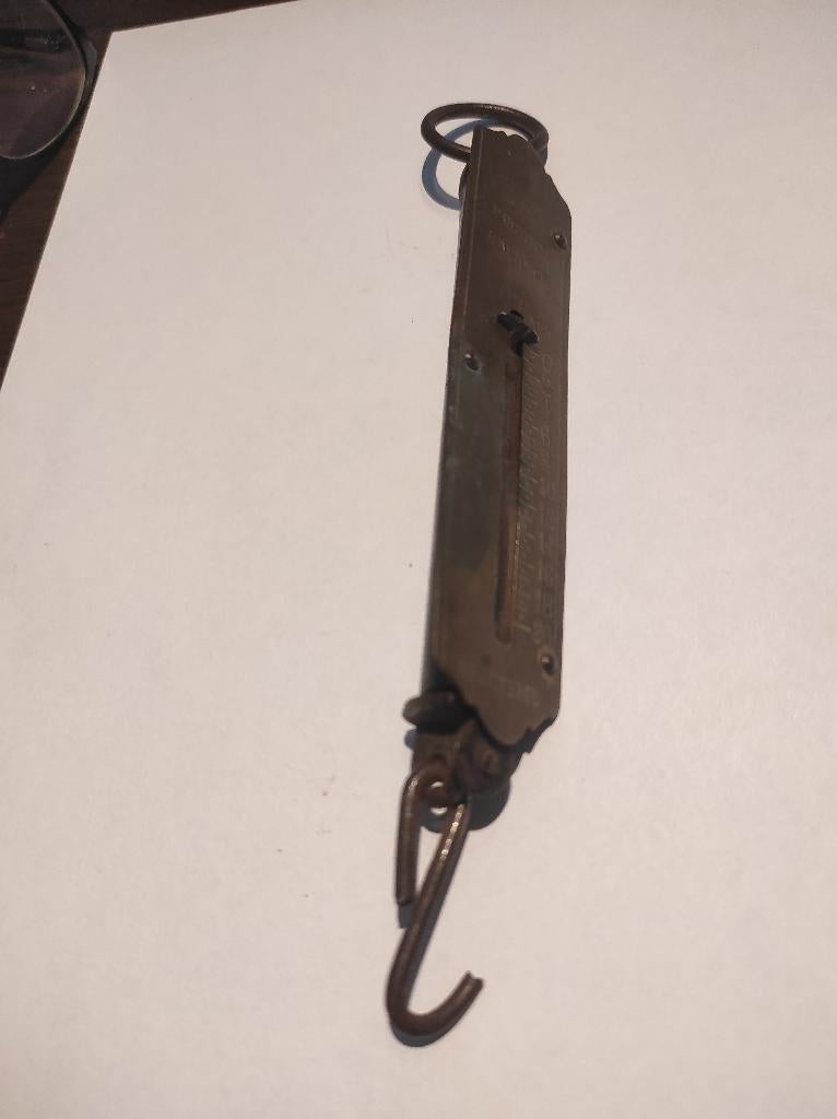 outil ancien: peson de 20kg, Enlèvement ou Envoi, Utilisé