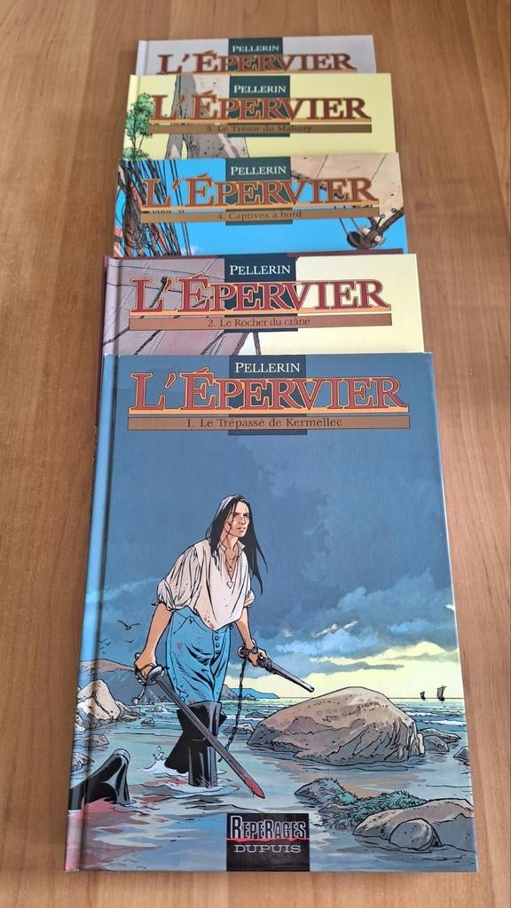 BD - L'Epervier tomes 1 à 5 + 9, Ophalen of Verzenden, Zo goed als nieuw