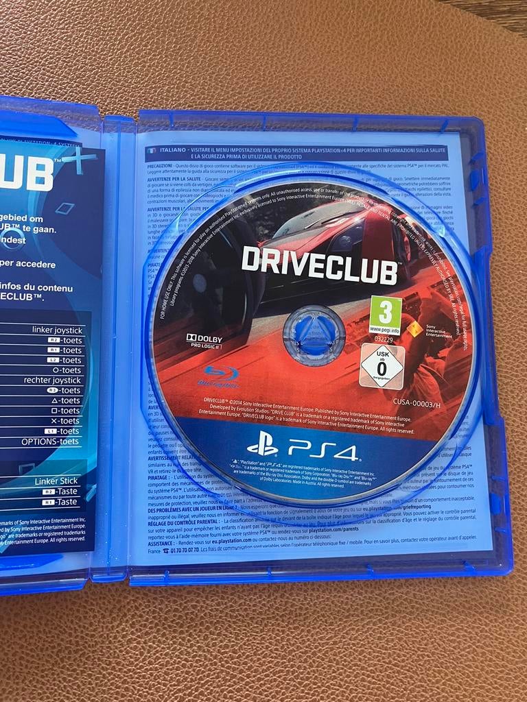 Driveclub game PS4, Games en Spelcomputers, Ophalen of Verzenden, Zo goed als nieuw