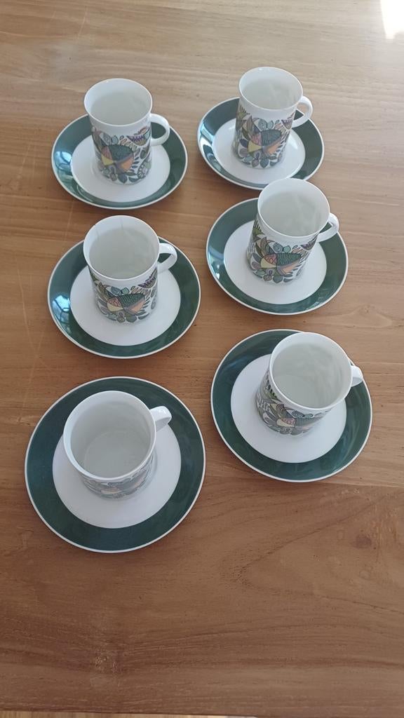 Rosenthal mokkaset van porselein, Verzamelen, Porselein, Kristal en Bestek, Zo goed als nieuw, Kop en/of schotel, Porselein, Ophalen