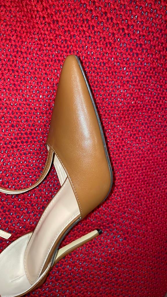 Escarpins marron à bride T – talons fins 12 cm - pointure 42, Vêtements | Femmes, Chaussures, Envoi, Comme neuf, Escarpins