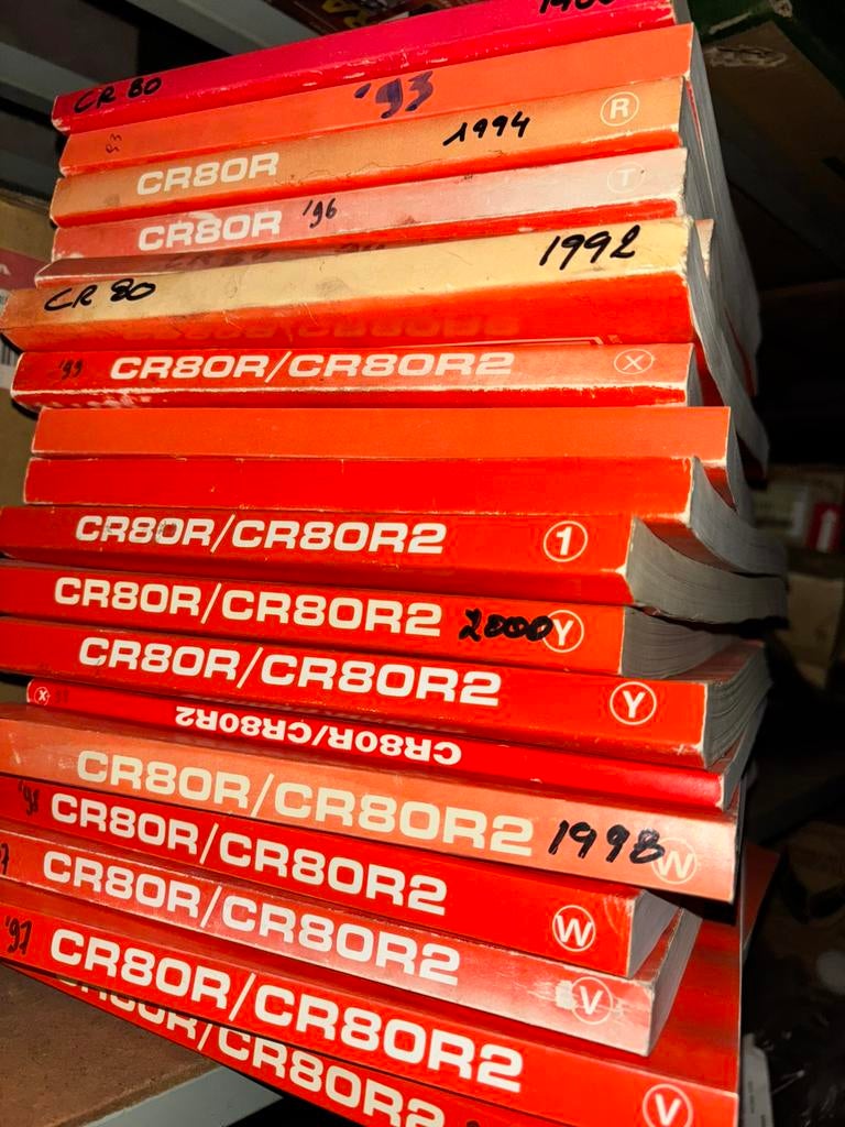 Shopmanual Honda CR80 en CR80R2, Ophalen of Verzenden, Honda