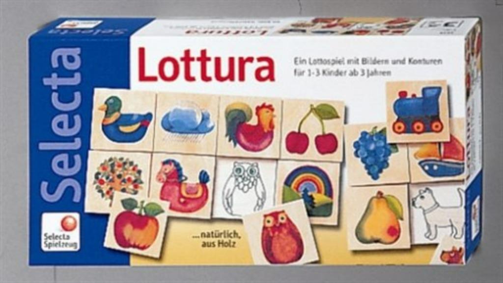 Puzzle en bois Lottura Selecta 3 + 24 pièces, Enlèvement ou Envoi, 2 à 4 ans, Utilisé, 10 à 50 pièces