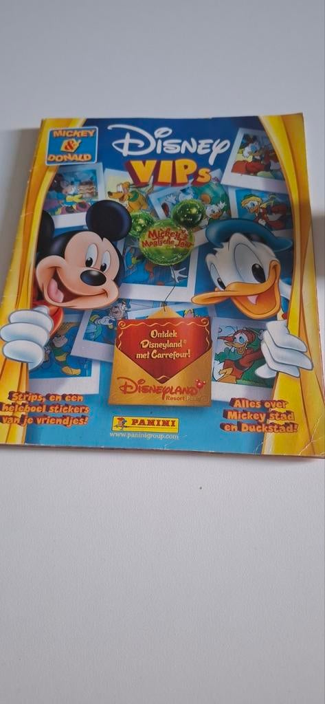 Disney VIP'S panini sticker boek, Enlèvement ou Envoi, Comme neuf