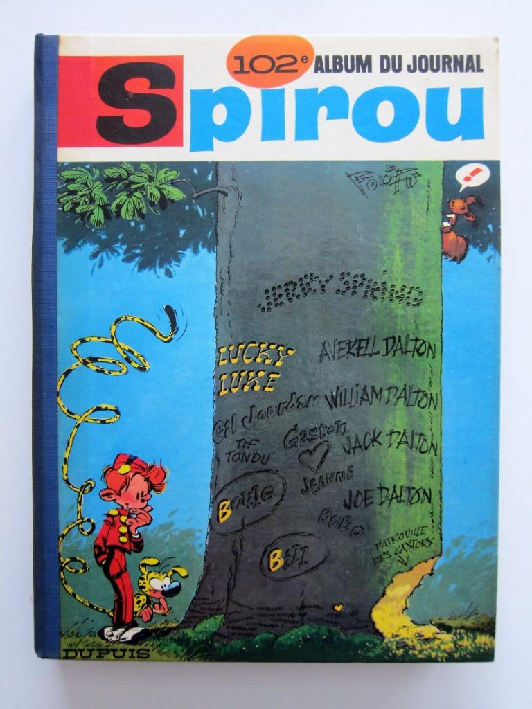 Recueil Spirou n°102 avec les hebdos 1473 à 1485 (1966), Enlèvement ou Envoi, Une BD, Utilisé, Collectif d'auteurs